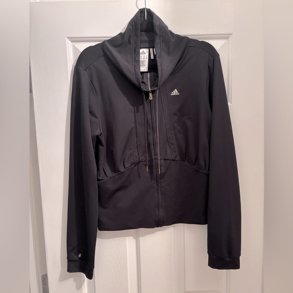 Adidas Clima365 black zip-up jacket - medium